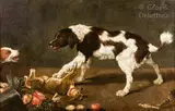 Chiens et chat dans une cuisine by Paul de Vos, Toile, sold Mar 2020