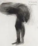 Nu sur le dos, jambes levées by Claude Garache, Aquatinte, sold Dec 2019