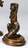 Danseuse orientale agenouillée by Giuseppe Bessi, Bronze cire perdue F, sold Sep 2009