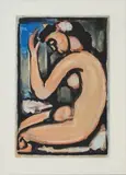Nu, Illustration pour les Fleurs du mal by Georges Rouault, 1936, Aquatinte sur papier, sold Dec 2012
