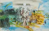 Le bel été by Raoul Dufy, Aquarelle sur papier, sold Dec 2012