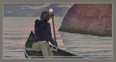 Sunrise by Alex Colville, 1970, colour serigraph on paper, sold Jan 2019