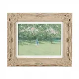 Women in a Park by Andre Gisson, Oil on canvas, sold Oct 2022