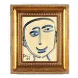 Pablo Picasso by Peter Keil, Oil on board, sold Oct 2022