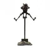 Spring Bronze "Hoblin" Garden Sculpture by Julian Jeffrey, Patinated cast bronze, sold Oct 2022