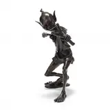 Puck Bronze "Hoblin" Garden Sculpture by Julian Jeffrey, Patinated cast bronze, sold Oct 2022