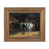 Night Hitch at Devon by Claudia Coleman, Oil on canvas, sold Oct 2022