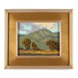 Summer Evening, Taos by David Ballew, Oil on Masonite, sold Oct 2022