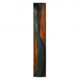 Triple Kiss III by Anne Cunningham, Painted/patinated copper panel, sold Oct 2022