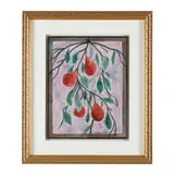 Four Pears by Mary Anne Keel Jenkins, Acrylic on clay board, sold Oct 2022