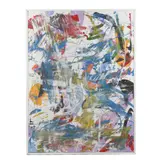 Large Gestural Abstract Painting by Sam Ezell, Oil on canvas, sold Oct 2022