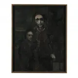 Man and Boy by Robert Broderson, Oil on canvas, sold Oct 2022
