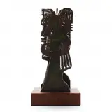 Untitled (Abstract Portrait) by Albert Leon Wilson, Steel, sold Oct 2022
