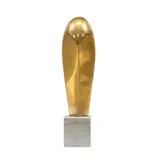 Brâncuși Owl by David Derner, Polished cast bronze, sold Oct 2022