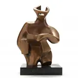 Untitled by Pearl Sigoda Marks, Patinated cast bronze, sold Oct 2022