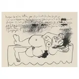 Hommage à Georges Braque by Pablo Picasso, Lithograph, sold Oct 2022