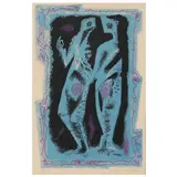 Deux Personnages by André Masson, Lithograph in colors, sold Oct 2022