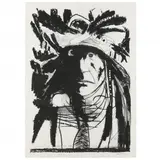 Spies on His Enemies Crow by Leonard Baskin, Lithograph, sold Oct 2022