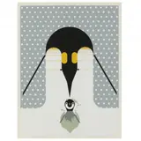 Brrrthday by Charley Harper, Serigraph in colors, sold Oct 2022