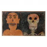 Autopsy II by Blake Boyd, Mixed media on board, sold Oct 2022