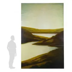 Landscape #2 by Wade Hoefer, Oil on canvas, sold Oct 2022