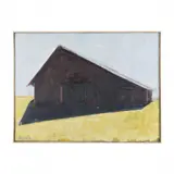 Black Barn No. 1 by Matt Overend, Oil on canvas, sold Oct 2022