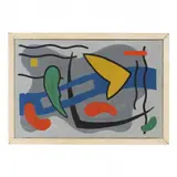 Abstraction by I. Webb Surratt, Oil on canvas, sold Oct 2022