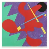 Mostly Mozart Festival by Elizabeth Murray, Screenprint in colors, sold Oct 2022