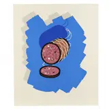 Big Sausage by Patrick Caulfield, Screenprint in colors, sold Oct 2022