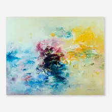 American Marine Landscape: Sky and Waves by Ralph Rosenborg, 1974, oil on canvas, sold Aug 2025