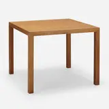 Custom card table from the William A.M. Burden Residence, New York by Philip Johnson, c. 1952, walnut veneer, sold Jul 2022