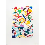 Untitled by Sam Francis, 1994, aquatint on Rives, sold Sep 2025