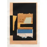 Untitled (Solitude) by Louise Nevelson, 1986, screenprint in colors with found paper and cardboard collage, sold Sep 2025