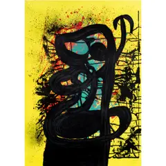 Untitled by Joan Miró, lithograph in colors, sold Sep 2025