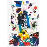 Untitled (SFE-031) by Sam Francis, 1985, etching in colors, sold Sep 2025
