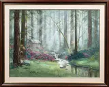 The Hidden Cottage by Juan S.E. Archuleta, oil on masonite, sold Sep 2025
