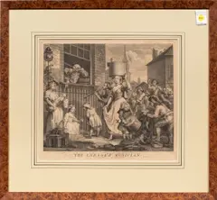 Untitled by William Hogarth, engraving with etching, sold Sep 2025
