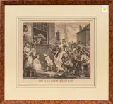 Untitled by William Hogarth, engraving with etching, sold Sep 2025
