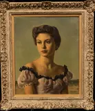 Portrait of a Lady by William Shulgold, oil on canvas, sold Sep 2025