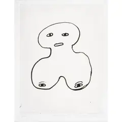Mother Ghost by Allen Ginsberg, 1994, etching, sold Oct 2025