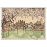 Untitled by Tōshi Yoshida, woodcut in colors, sold Oct 2025