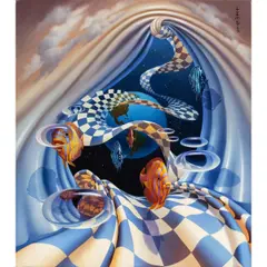 Wander by Ilene Meyer, 1986, oil on canvas, sold Oct 2025