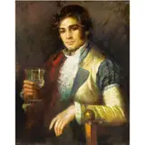 El Chuleta by José Puyet, 1982, oil on canvas, sold Oct 2025