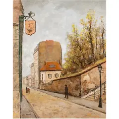 Paris by Louis Payrat, oil on canvas, sold Oct 2025