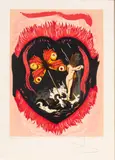 Untitled by Salvador Dalí, lithograph, sold Oct 2025
