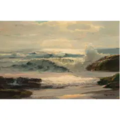 Untitled by Robert Wood, oil on canvas, sold Oct 2025