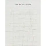 Ledger XI: Last Will & Testament by Peter Wegner, 2002, mixed media (paper, sold Oct 2025