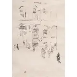 Victoria Club," (1879/1887) by James A. McNeil Whistler, lithograph on laid paper, sold Oct 2025