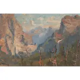 Untitled by John Fery, oil on board, sold Oct 2025