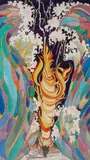 Pop Art Poster Print on Paper by Abstract Symbolist Vision, A vivid and powerful Pop Art-influenced color poster print b, sold Dec 2025